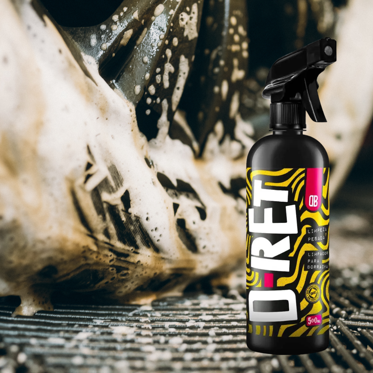 Dub Boyz D-RET Rubber Cleaner – Heavy Duty Tire & Rubber Degreaser