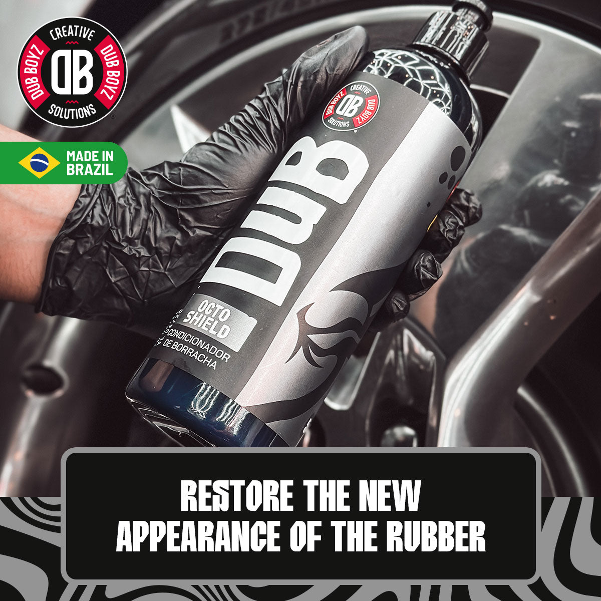 Dub Boyz Octo Shield Tire & Rubber Protectant - 16 oz - Dubboyzus
