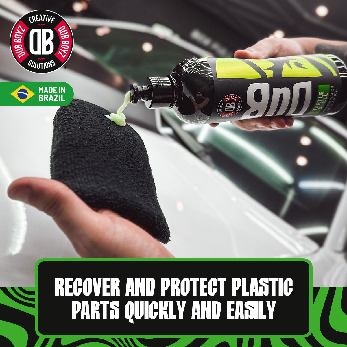 Dub Boyz Interior Plastic Kit 1 - Turtle Protectant and Microfiber Applicator - Dubboyzus