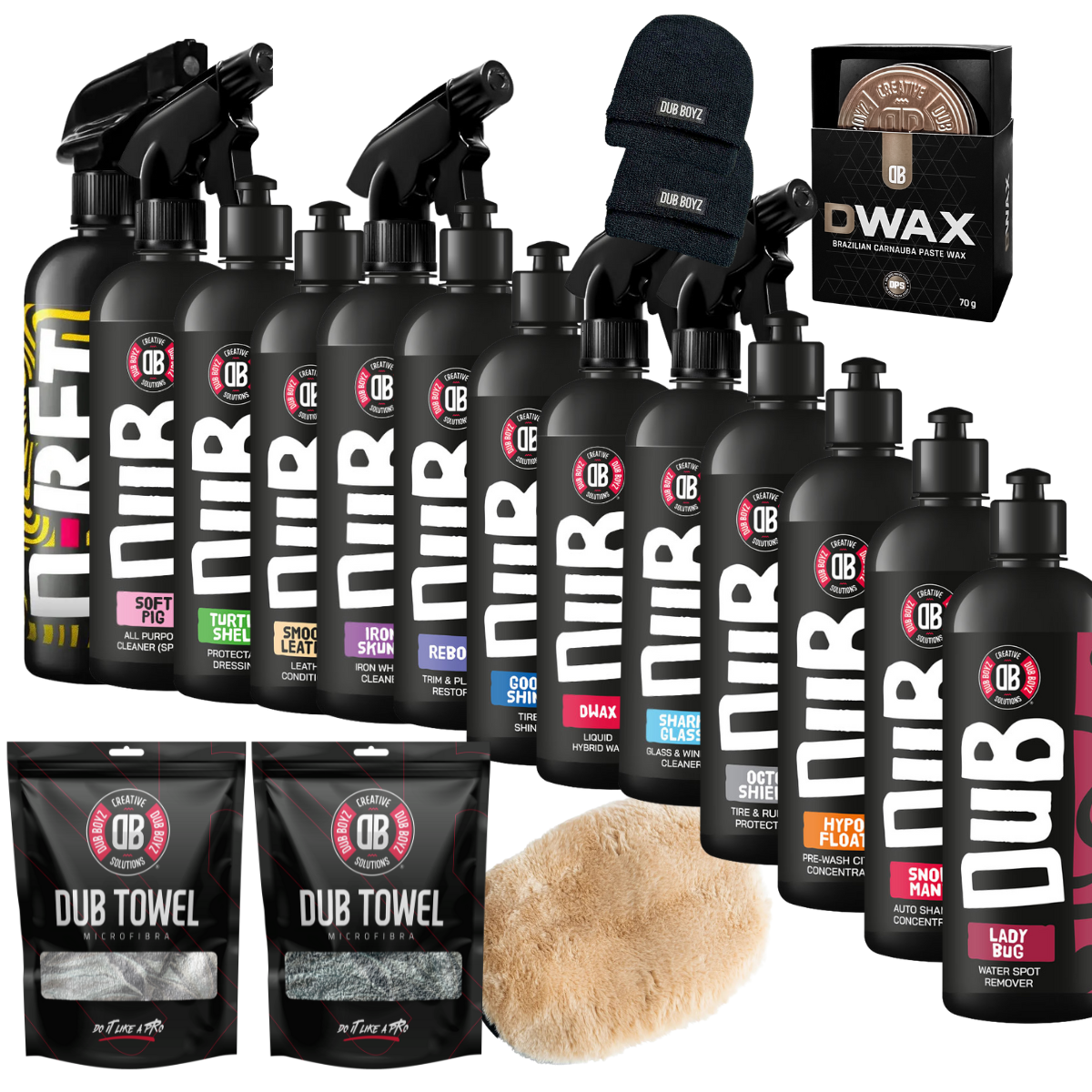 Dub Boyz Cart Detailing Bundle – Full Kit + Rolling Cart