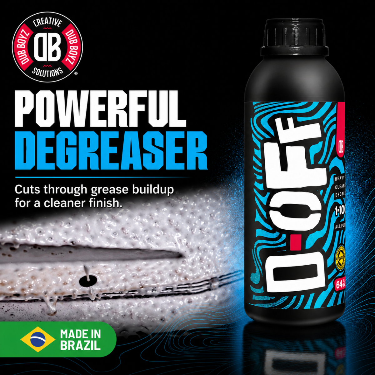 Dub Boyz D-OFF Heavy-Duty Cleaner & Degreaser (64 oz)