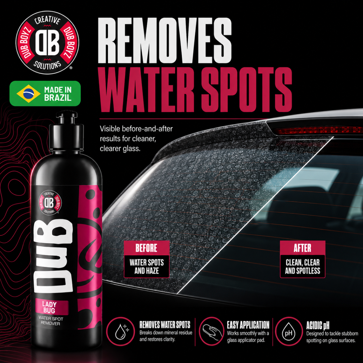 Dub Boyz Lady Bug Water Spot Remover – 16 oz | Fast Acting