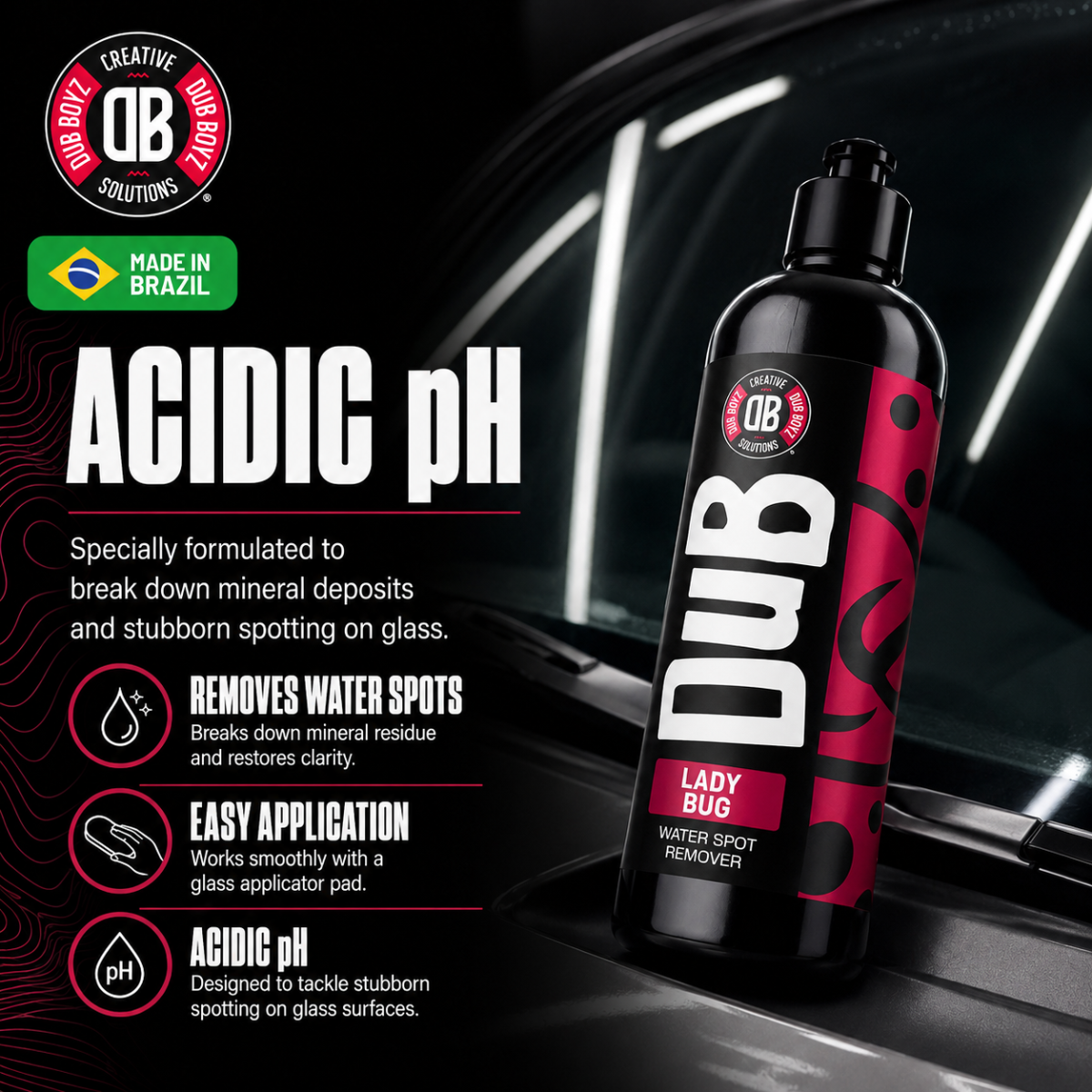 Dub Boyz Lady Bug Water Spot Remover – 16 oz | Fast Acting