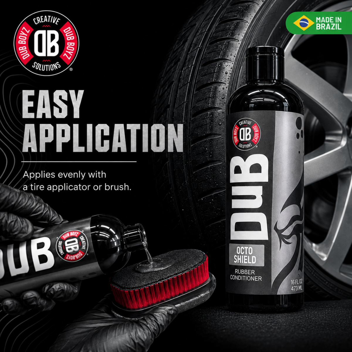 Dub Boyz Octo Shield Tire Protectant – 16 oz Rubber Protectant