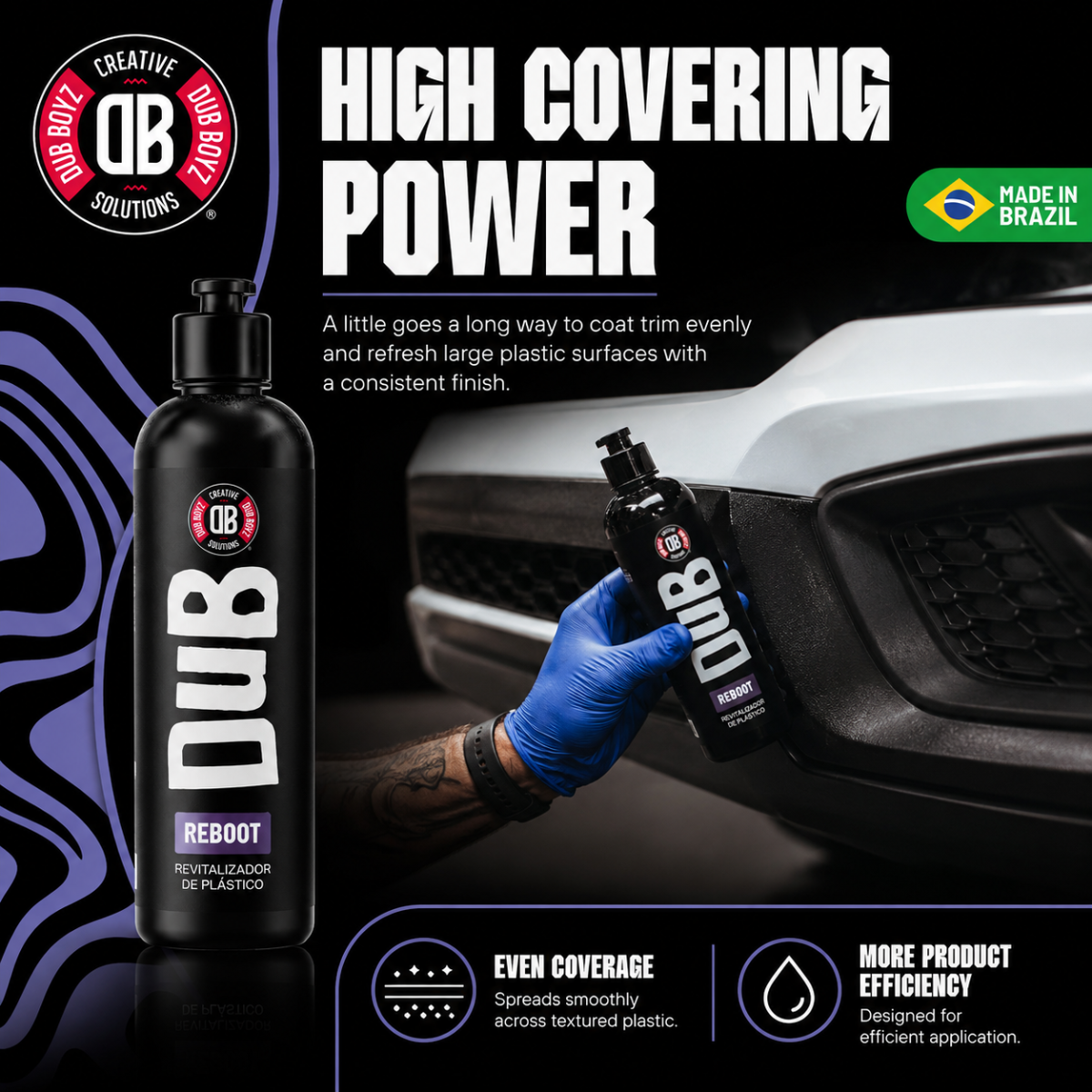 Dub Boyz Reboot Trim and Plastic Restorer – 16 oz | Restore & Protect