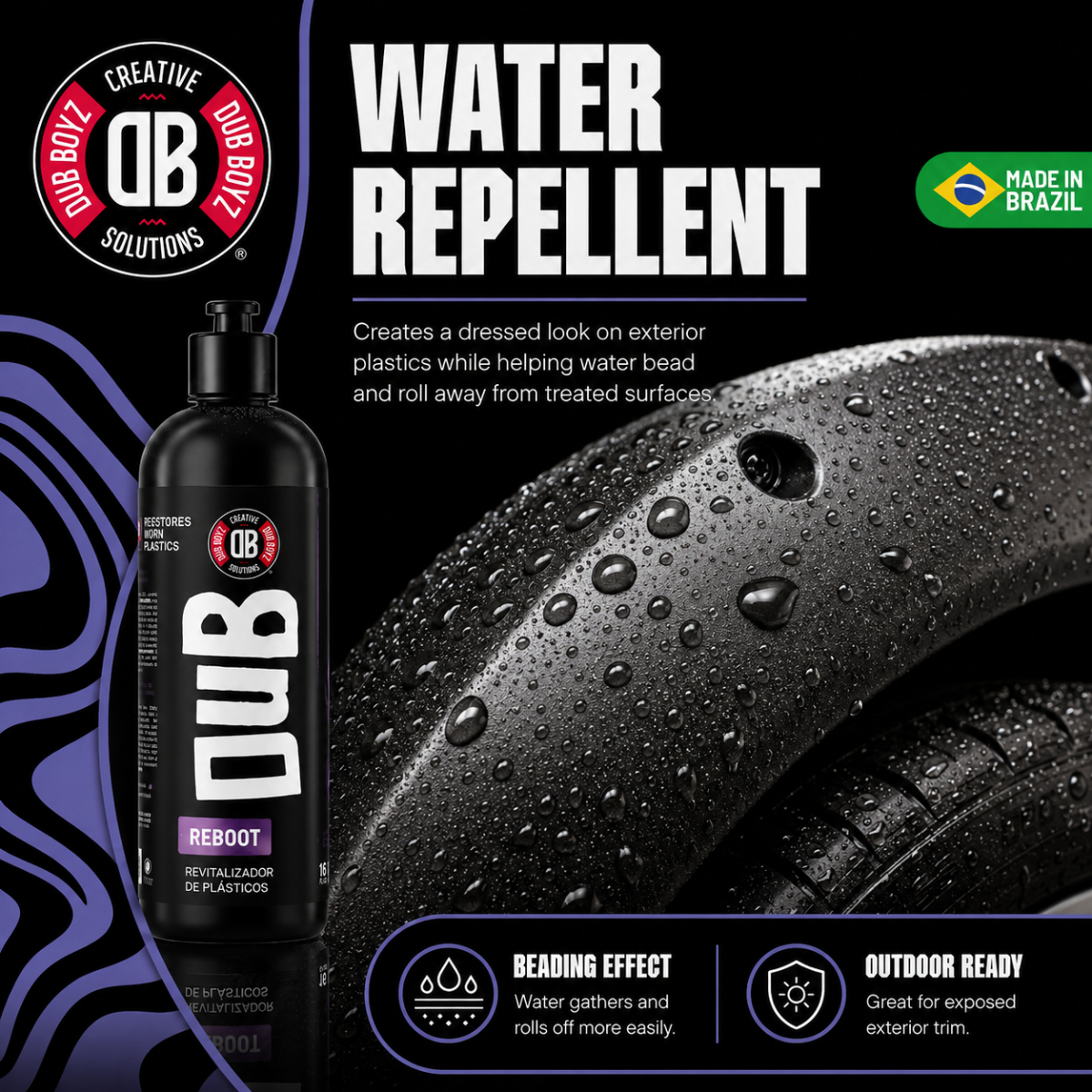 Dub Boyz Reboot Trim and Plastic Restorer – 16 oz | Restore & Protect