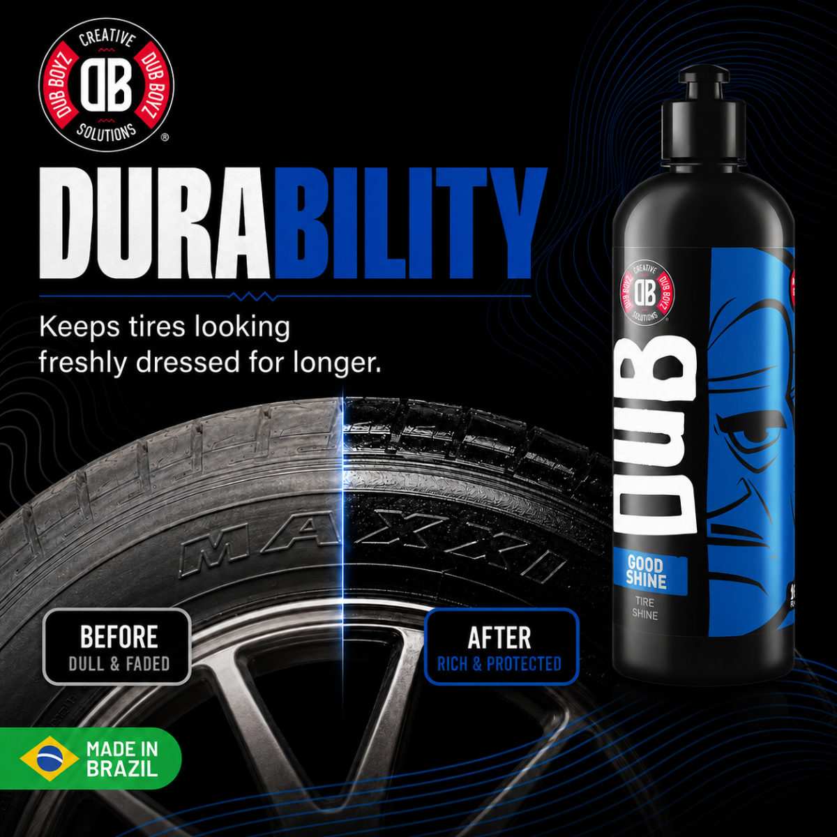 Dub Boyz Good Shine Tire Shine – Wet Look Gloss (16 oz)