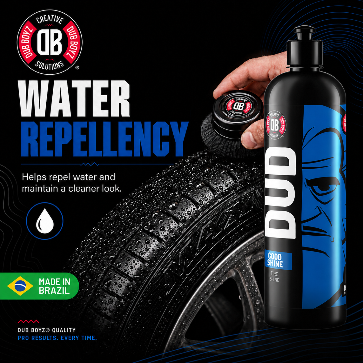 Dub Boyz Good Shine Tire Shine – Wet Look Gloss (16 oz)