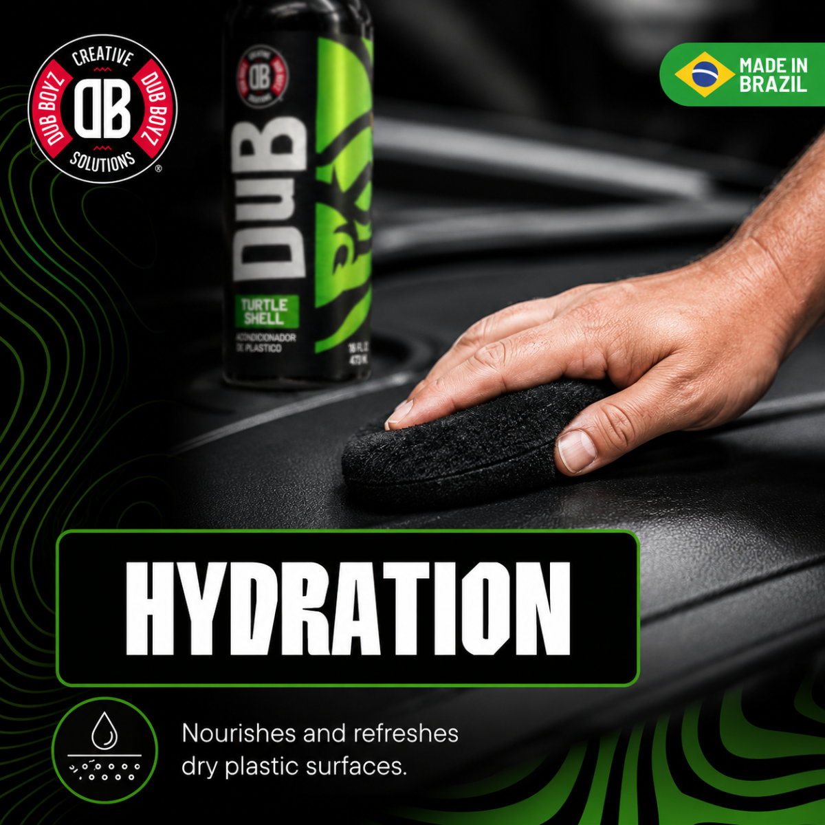 Dub Boyz Turtle Shell Interior Exterior Protectant Dressing – 16 oz
