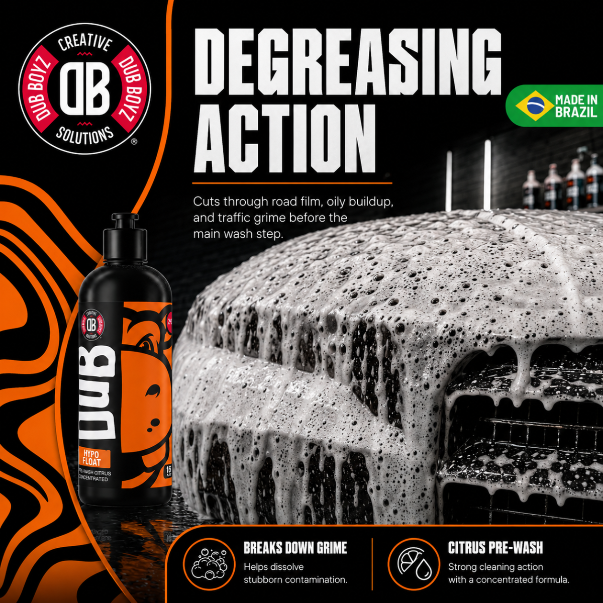 Dub Boyz Hypo Float Citrus Pre Wash Concentrate | Pre-Wash Soap