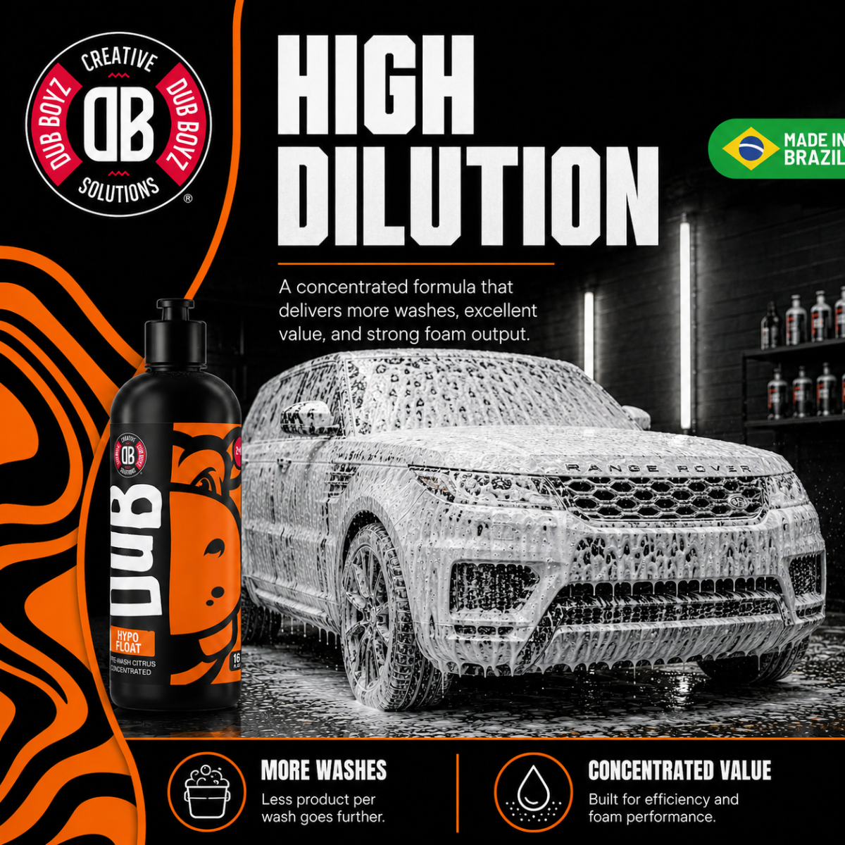 Dub Boyz Hypo Float Citrus Pre Wash Concentrate | Pre-Wash Soap