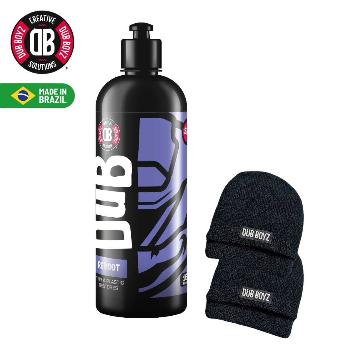 Dub Boyz Interior Plastic Kit 2 - Reboot Protectant and Microfiber Applicator - Dubboyzus